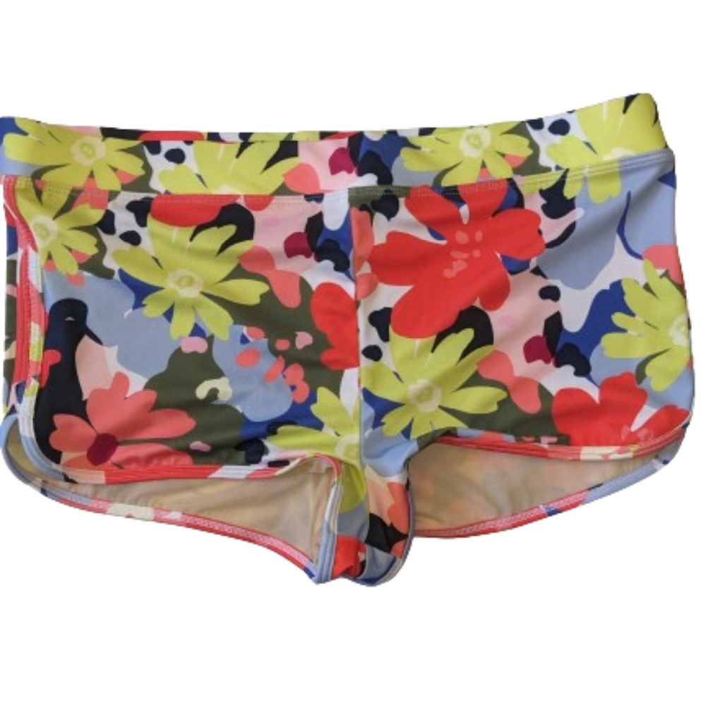 Plus Size Floral Swim Shorts Reprieve by  Cacique /W 14